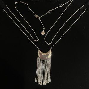 Stella & Dot | “Judy” Silver Fringe Necklace